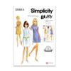 Simplicity SS9845Y5 Easy to Sew Misses' Vintage 1960's Collarless A-line Dress Sewing Pattern Packet, Design Code S9845, Sizes 18-20-22-24-26 view 1
