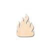 Unfinished Wood Fire Shape Firefighter Craft up to 46" DIY 12" / 1/2" view 1