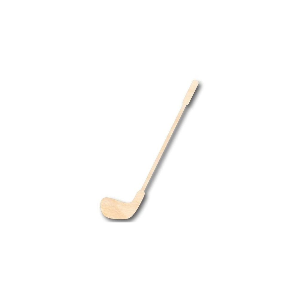 Unfinished Wood Golf Club Shape Sporting Craft up to 46" DIY 6" / 1/2"
