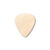 Unfinished Wood Guitar Pick Shape Music Craft up to 46" DIY 14" / 1/2" view 1