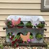 Unfinished Wood Hen Chicken Shape Farm Animal Craft up to 46" DIY 24" / 1/2" view 3