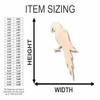 Unfinished Wood Parrot Shape Animal Wildlife Pet Craft up to 46" DIY 14" / 1/2" view 2