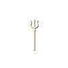 Unfinished Wood Trident Shape Ocean Neptune Craft up to 46" DIY 14" / 1/2" view 1