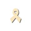 Unfinished Wood Cancer Ribbon Shape Craft up to 46" DIY 20" / 1/2" view 1