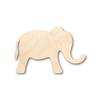 Unfinished Wood Simple Elephant Shape Animal Wildlife Craft up to 46" DIY 14" / 1/2" view 1