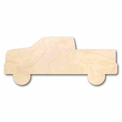 Unfinished Wood Pickup Truck Shape Craft up to 46" DIY 20" / 1/2"