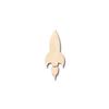 Unfinished Wood Rocket Shape Kid's Room Solar System Planet Space Craft up to 46" DIY 7" / 1/2" view 1