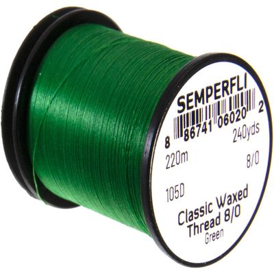 Classic Waxed Thread 8/0 240 Yards Green