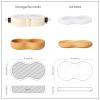 BOOWAN NICOLE Wriggle Storage Box&Silicone Candle Jar Mold for Concrete Cement - DIY Handmade Home Decoration view 2