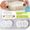 BOOWAN NICOLE Wriggle Storage Box&Silicone Candle Jar Mold for Concrete Cement - DIY Handmade Home Decoration view 3