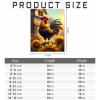 NSUAJOF Dusk Chicken Diamond Painting Kits Kitchen Art Painting 5D DIY Full Round Drill Adults Beginners, Personalized Gifts for Family Friends Home Wall Decor 20x30 Inch view 2