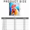 NSUAJOF Big Chicken Diamond Painting Kits Kitchen Art Painting 5D DIY Full Round Drill Adults Beginners, Personalized Gifts for Family Friends Home Wall Decor 20x30 Inch view 2