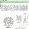 MAYJOYDIY Bookmarks Envelope Cutting Dies Roses Daisies Ginkgo Leaves Notes 8 Flowers Patten Embossing Metal Die Cuts Carbon Steel Cutting Dies Stencils for Paper Card Making Scrapbooking Photo Album view 2