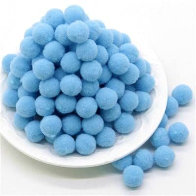 GIOTEL 10/15/20/25mm Pompom Ball Suitable for Handmade Wedding Decor DIY Sewing Craft Supplies (Color : 34, Size : 30mm 20g)