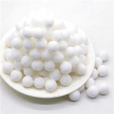 GIOTEL 10/15/20/25mm Pompom Ball Suitable for Handmade Wedding Decor DIY Sewing Craft Supplies (Color : 16, Size : 30mm 20g)