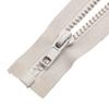 Sawoake 2PCS #5 8 Inch Separating Jacket Zippers for Sewing Coats Jacket Zipper Gray Molded Plastic Zippers Bulk Tailor DIY Sewing Tools for Garment/Bags/Home Textile view 3