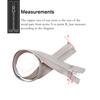 Sawoake 2PCS #5 8 Inch Separating Jacket Zippers for Sewing Coats Jacket Zipper Gray Molded Plastic Zippers Bulk Tailor DIY Sewing Tools for Garment/Bags/Home Textile view 4
