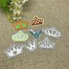 Card Cutting Dies,7.1x9.0cm Crown Card Border Metal Cutting Dies Stencils for Scrapbooking Decorative Embossing Handcraft Template view 1