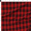 Spoonflower Fabric - Black Red Tartan Plaid Kilt Scottish Printed on Minky Fabric by The Yard - Sewing Baby Blankets Quilt Backing Plush view 4