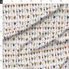 Spoonflower Fabric - Chickens World Chicken Illustration Cute Rooster Modern Farmhouse Farm Printed on Chiffon Fabric Fat Quarter - Sewing Fashion Apparel Dresses Home Decor view 2