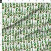 Spoonflower Fabric - Irish Gnomes Medium Scale Green Gnome Watercolor Shamrock Ireland Printed on Polartec(R) Fleece Fabric Fat Quarter - Sewing Blankets Loungewear and No-Sew Projects view 2