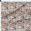 Spoonflower Fabric - Moths North America Moth Butterfly Bug Insect Science Entomology Printed on Polartec(R) Fleece Fabric Fat Quarter - Sewing Blankets Loungewear and No-Sew Projects view 2