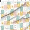 Spoonflower Fabric - Sunshine Patchwork Wholecloth Quilt Topper Cheater Blush Pink Mustard Printed on Polartec(R) Fleece Fabric by The Yard - Sewing Blankets Loungewear and No-Sew view 4