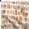 Spoonflower Fabric - Library Cats Cat Books Kitten Book Librarian Reading Kids Animals Printed on Polartec(R) Fleece Fabric Fat Quarter - Sewing Blankets Loungewear and No-Sew Projects view 4