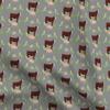 Fabric Showstock Roses Hereford Steers Smaller Steer Cattle Cow Livestock Printed on Polartec(R) Fleece Fabric Fat Quarter - Sewing Blankets Loungewear and No-Sew Projects view 1