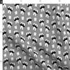 Spoonflower Fabric - Mustache Gray Tooth Teeth Smile Dental Dentist Scrubs White Toothpaste Printed on Polartec(R) Fleece Fabric Fat Quarter - Sewing Blankets Loungewear and No-Sew view 4
