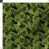 Spoonflower Fabric - Bigfoot Camo Sasquatch Snowman Camoflage Printed on Polartec(R) Fleece Fabric Fat Quarter - Sewing Blankets Loungewear and No-Sew Projects view 3