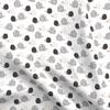 Spoonflower Fabric - Scandi Hedgehog Gender Neutral Black and White Woodland Animals Printed on Polartec(R) Fleece Fabric Fat Quarter - Sewing Blankets Loungewear and No-Sew Projects view 1