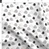 Spoonflower Fabric - Scandi Hedgehog Gender Neutral Black and White Woodland Animals Printed on Polartec(R) Fleece Fabric Fat Quarter - Sewing Blankets Loungewear and No-Sew Projects view 4