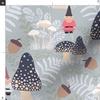 Spoonflower Fabric - Forest Gnomes Woodland Mushroom Acorn Magical Winter Woods Printed on Polartec(R) Fleece Fabric by The Yard - Sewing Blankets Loungewear and No-Sew Projects view 3