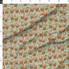 Spoonflower Fabric - Large Highland Cattle Floral Cow Cows Farm Florals Scotland Animals Printed on Polartec(R) Fleece Fabric Fat Quarter - Sewing Blankets Loungewear and No-Sew Projects view 2