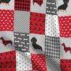 Spoonflower Fabric - Dachshund Pet Quilt Dog Breed Cheater Black Tan Wholecloth Weener Dogs Printed on Polartec(R) Fleece Fabric Fat Quarter - Sewing Blankets Loungewear and No-Sew view 1