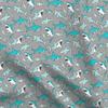Spoonflower Fabric - Sharks Shark Aqua Blue Gray Nautical Ocean Sea Life Fish Bull Great Printed on Polartec(R) Fleece Fabric Fat Quarter - Sewing Blankets Loungewear and No-Sew Projects view 1