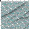 Spoonflower Fabric - Sharks Shark Aqua Blue Gray Nautical Ocean Sea Life Fish Bull Great Printed on Polartec(R) Fleece Fabric Fat Quarter - Sewing Blankets Loungewear and No-Sew Projects view 2