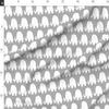 Spoonflower Fabric - Elephant Grey Elephants Large White Pattern Gray Printed on Polartec(R) Fleece Fabric by The Yard - Sewing Blankets Loungewear and No-Sew Projects view 4