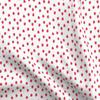 Spoonflower Fabric - Strawberries Fun Summer Cute Food Strawberry Fruit Ditzy Printed on Polartec(R) Fleece Fabric Fat Quarter - Sewing Blankets Loungewear and No-Sew Projects view 1