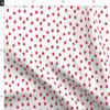 Spoonflower Fabric - Strawberries Fun Summer Cute Food Strawberry Fruit Ditzy Printed on Polartec(R) Fleece Fabric Fat Quarter - Sewing Blankets Loungewear and No-Sew Projects view 4