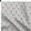 Spoonflower Fabric - Small Scale Medical Doctor Nurse Blue Pink Grey Medicine Nursing Printed on Polartec(R) Fleece Fabric Fat Quarter - Sewing Blankets Loungewear and No-Sew Projects view 4