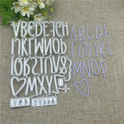 Card Cutting Dies,17.3x11.7cm Large Big Alphabet Set Metal Cutting Dies Stencils for Scrapbooking Decorative Embossing Template