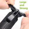 YaHoGa #15 20" Huge Two Way Separating Plastic Zippers for Sewing, Parka, Winter Coat Heavy Duty Zippers Bulk (Huge Size) view 2