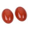 GEM-Inside 5Pcs 18x25mm Red Jasper Jasper Oval Cabochons Stones Beads for Jewelry Making Bezels Tennis Bracelet Statement Necklace Pendant Jewelry view 1