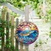 DIY 5D Christmas Decor Diamond Art Painting Kits Window Hanging Ornament Window Pendants for Adults Home Garden Wall Door-Round Pendant 06 view 2