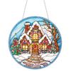 DIY 5D Christmas Decor Diamond Art Painting Kits Window Hanging Ornament Window Pendants for Adults Home Garden Wall Door-O view 1