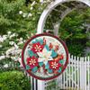 DIY 5D Christmas Decor Diamond Art Painting Kits Window Hanging Ornament Window Pendants for Adults Home Garden Wall Door-P view 3
