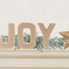 Paper Mache "Joy" Word and Dimensional Star Set by Factory Direct Craft - Papier Mache "Joy" Letters and Star Shape for Christmas Decorating and Holiday Crafts view 3