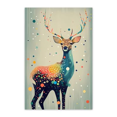Worihut 5D Diamond Painting Kits for Adults, Deer DIY Full Round Diamond Art with Accessories Tools,Wall Decor for Dining Room, Kitchen, Restaurant 20x30 Inch
